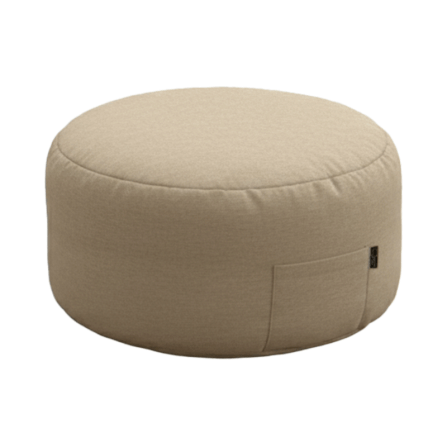 เบาะนั่งทรงกลม RENITA HOME รุ่นMAKI POUF สีครีม_0